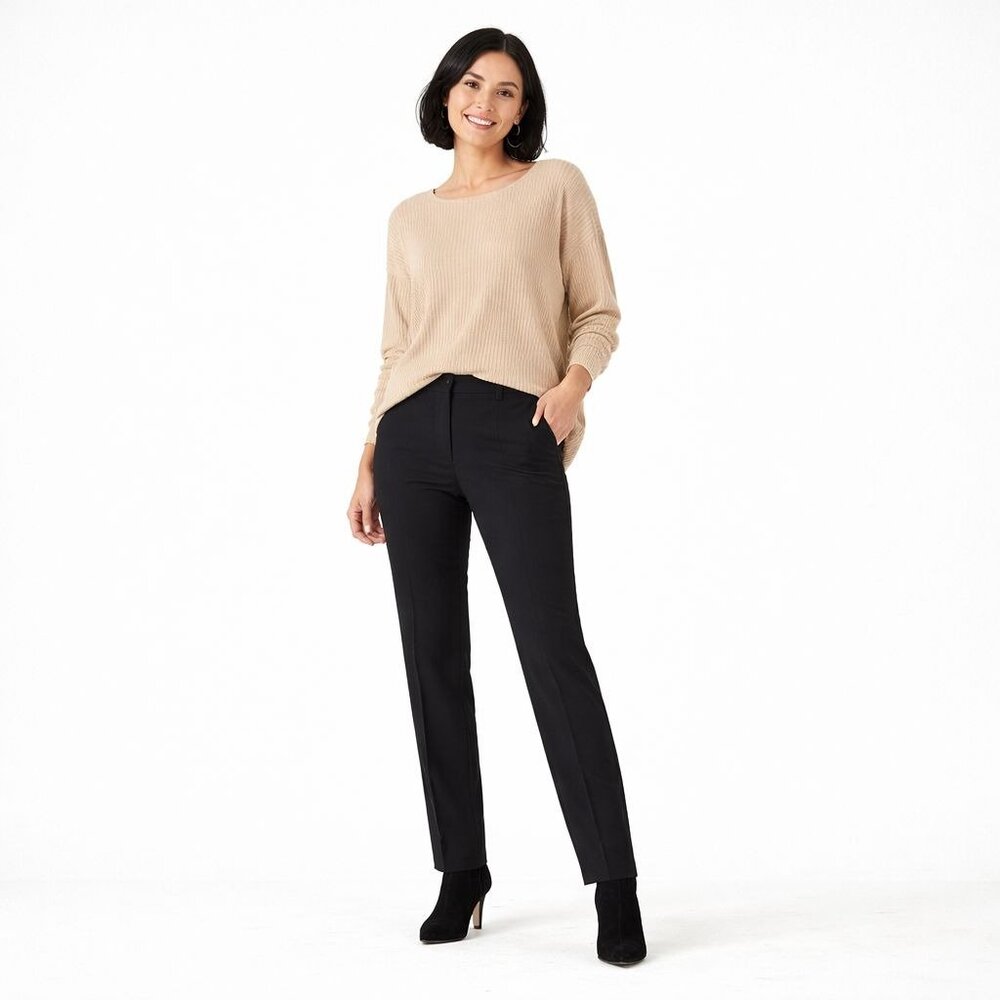 Lauren Ralph Lauren Size 8 Black Adelle Stretch Pants